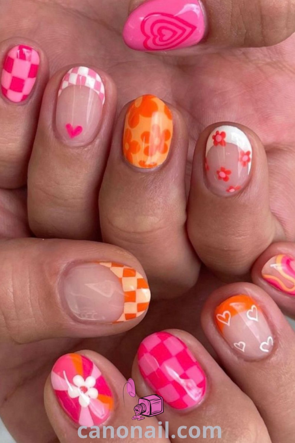 Spring nails featuring almond-shaped designs with colorful nail options, trendy patterns, preppy styles, and cute simple nails. Discover beautiful and modern nail ideas for the season at canonail.com.